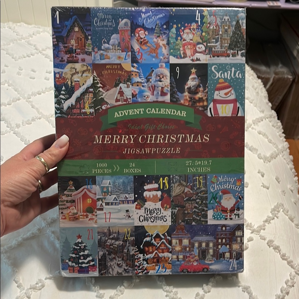 Christmas Advent Calendar Jigsaw Puzzle 24 boxes 1000 pieces